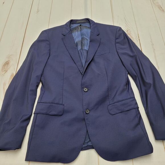 Hugo Boss Reda super 110 wool blazer jacket navy blue 38 regular - Picture 1 of 12